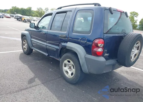 2007 Jeep Liberty Sport из США, поврежденный, VIN 1J4GK48K57W660803